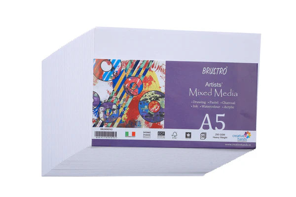 Brustro Artists Mixed Media Paper A5 36 Sheets 250GSM