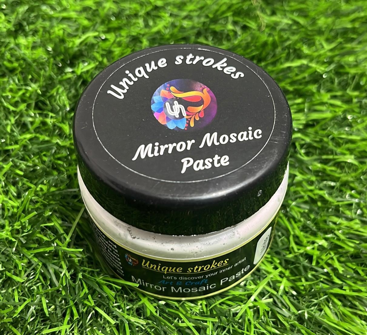 Unique Strokes Mirror Mosaic Paste White 100g