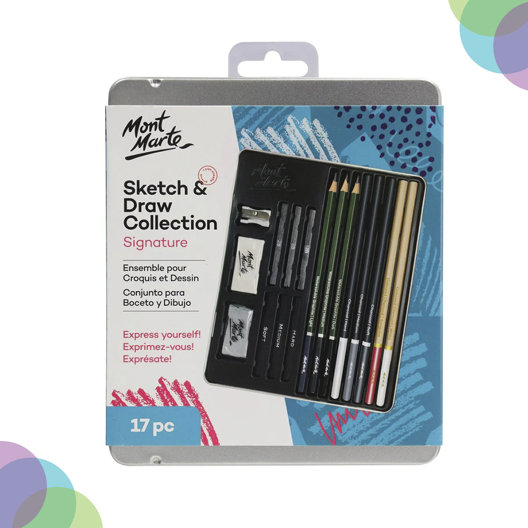 Mont Marte Sketch and Draw Collection Signature 17pc