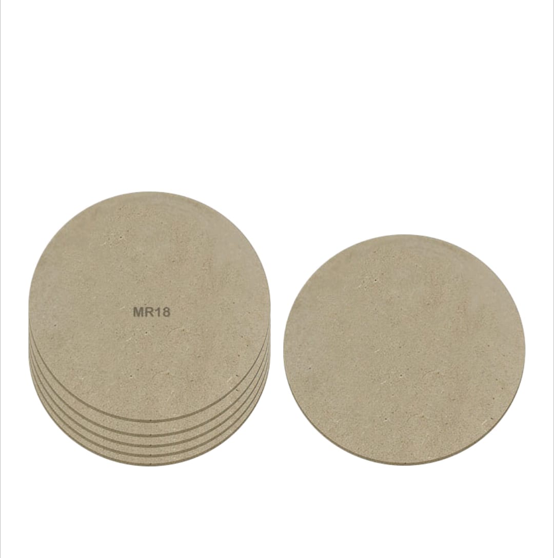 MDF Round 18Inch Pack of 5(4MM)