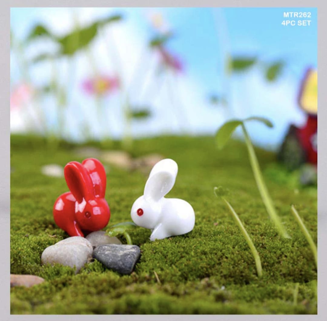 Miniature Model for Craft Mtr262 (4pc) Rabbit