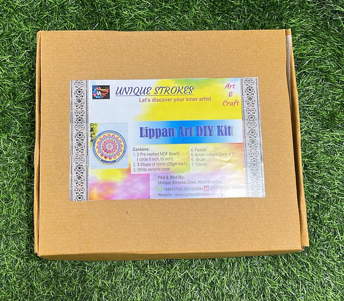 Unique Strokes Lippan Art DIY kit