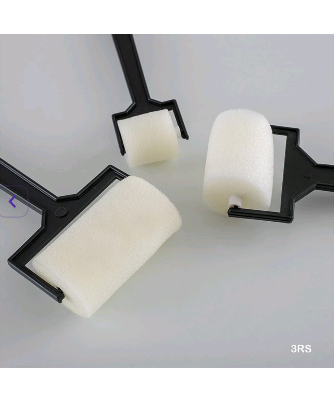 3Pc Roller Sponge with handle 3RS