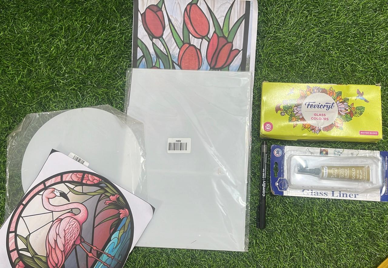 Unique Strokes Glass Painting DIY kit