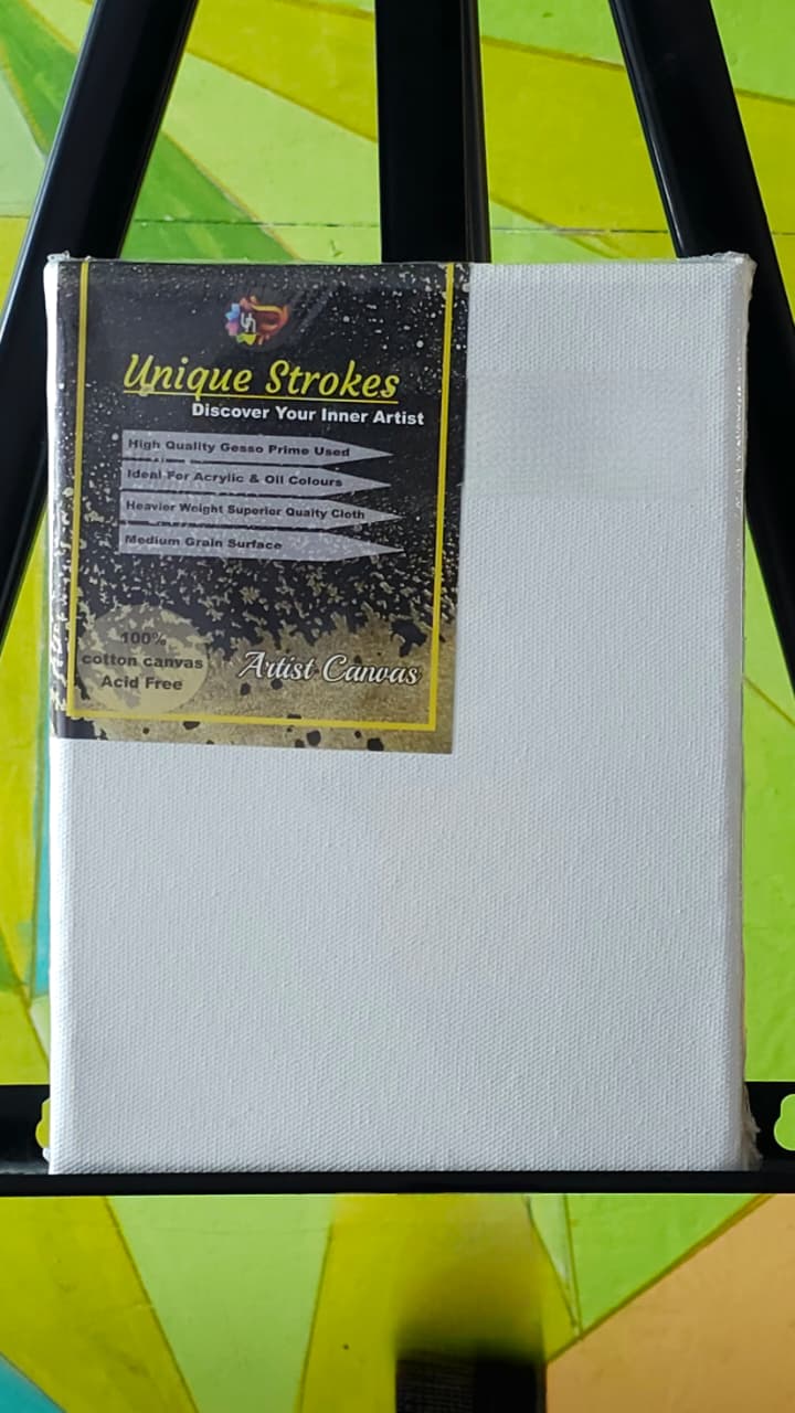 Unique Strokes Artist Stretched Canvas