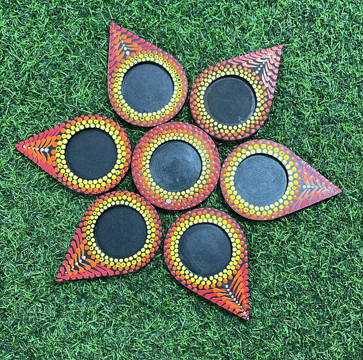 Unique Strokes DIY T candle holder Kit (Dot Mandala)