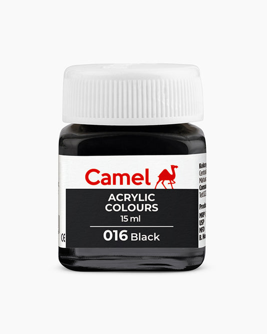 Camel Acrylic Colour  15ml Black