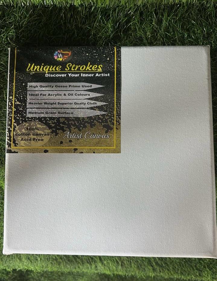 Unique Strokes Artist Stretched Canvas