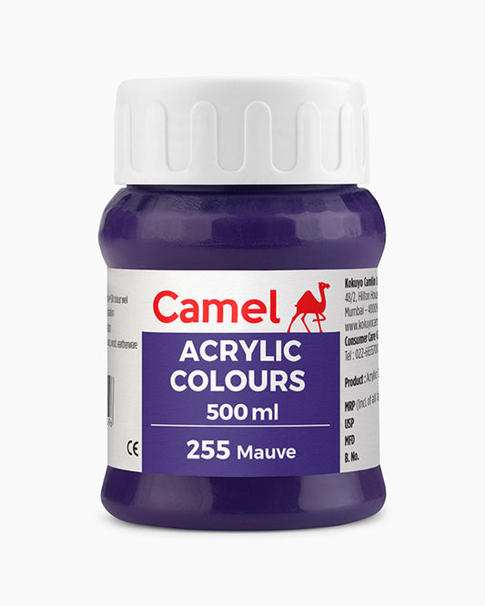 Camel Acrylic Colour 500ML Mauve 255