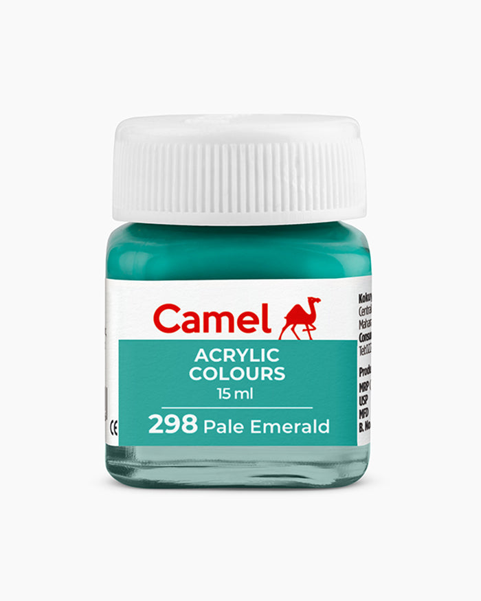 Camel Acrylic Colour 15ML Pale Emerald 298