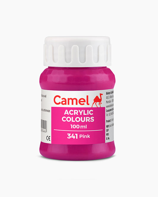 Camel Acrylic Colour 100ML Pink 341