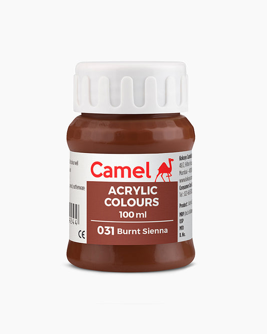 Camel Acrylic Colour 100ML Burnt Sienna 031