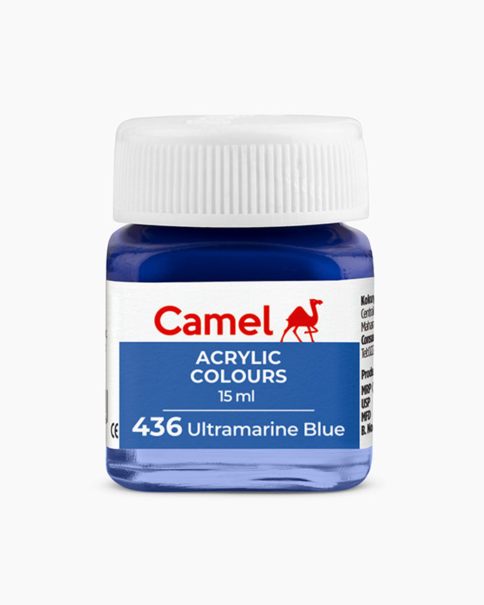 Camel Acrylic Colour 15ML Ultramarine Blue 436