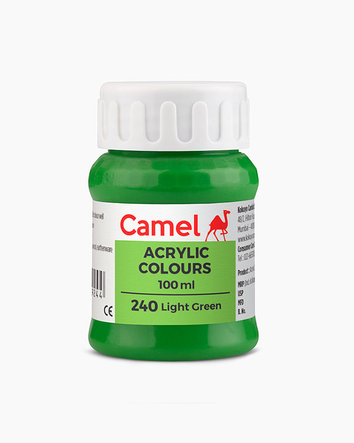 Camel Acrylic Colour 100ML Light Green 240