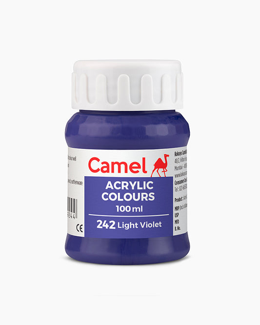 Camel Acrylic Colour 100ML Light Violet 242