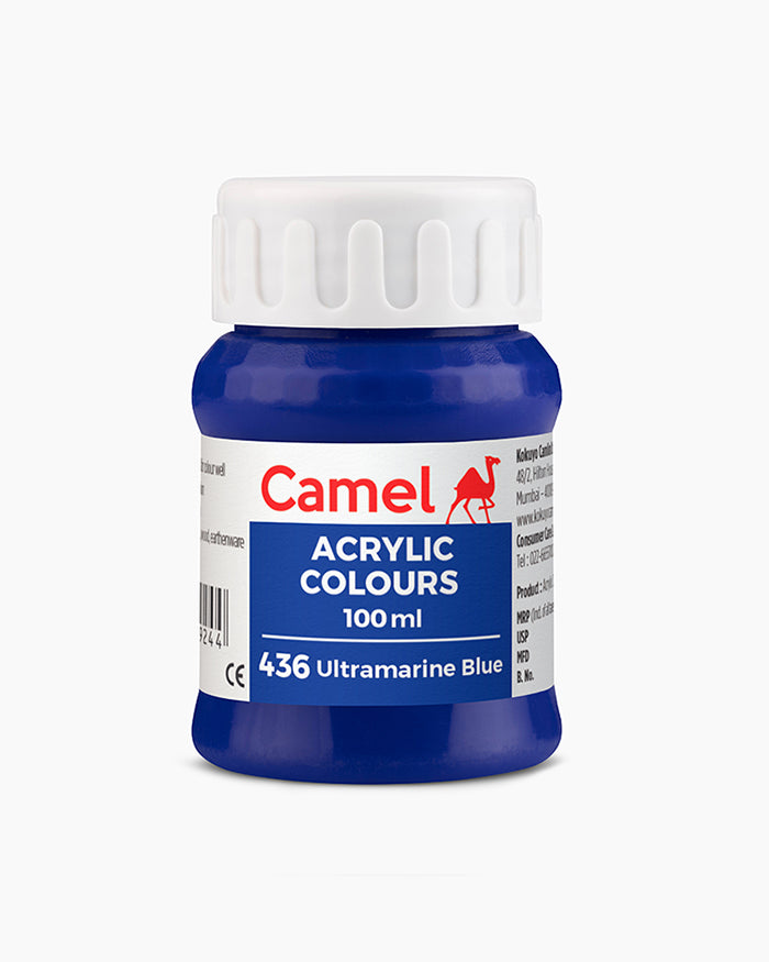 Camel Acrylic Colour 100ML Ultramarine Blue 436