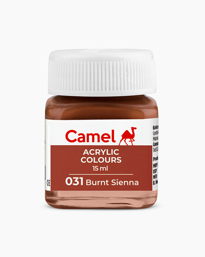 Camel Acrylic Colour 15ML Burnt Sienna