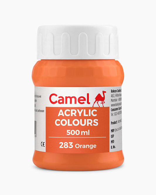 Camel Acrylic Colour 500ML Orange 283