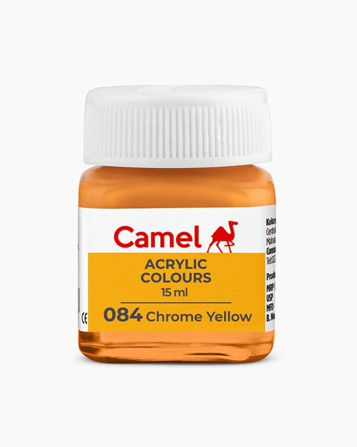 Camel Acrylic Colour 15ML Chrome Yellow