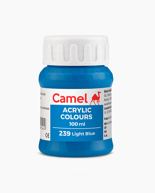 Camel Acrylic Colour 100ML Light Blue 239