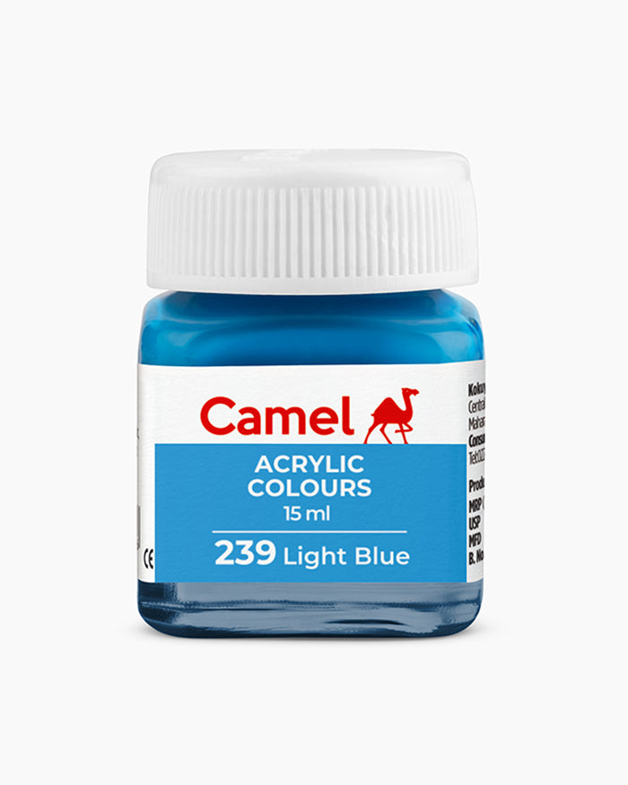 Camel Acrylic Colour 15ML Light Blue 239