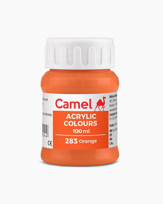 Camel Acrylic Colour 100ML Orange 283