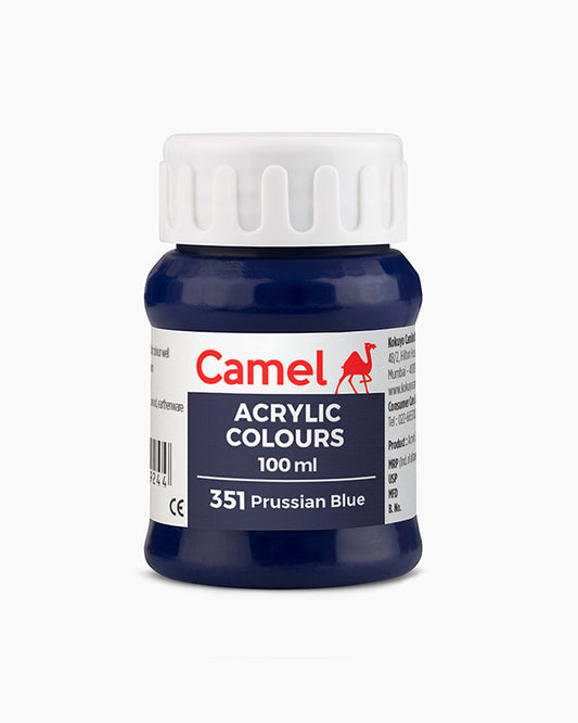 Camel Acrylic Colour 100ML Prussian Blue 351