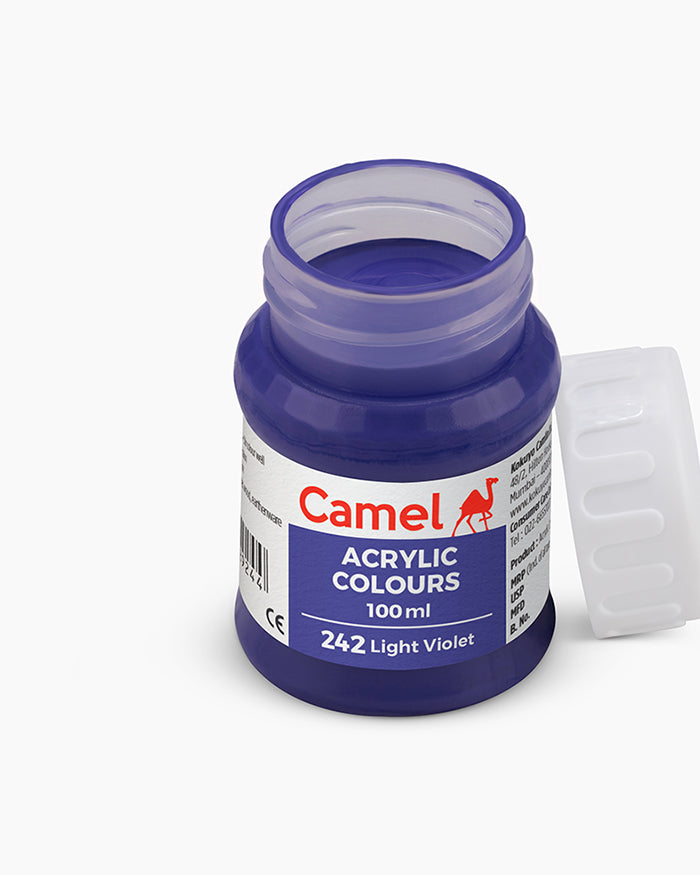 Camel Acrylic Colour 100ML Light Violet 242