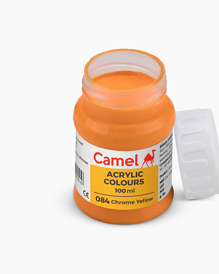 Camel Acrylic Colour 100ML Chrome Yellow 084