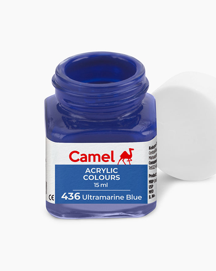 Camel Acrylic Colour 15ML Ultramarine Blue 436