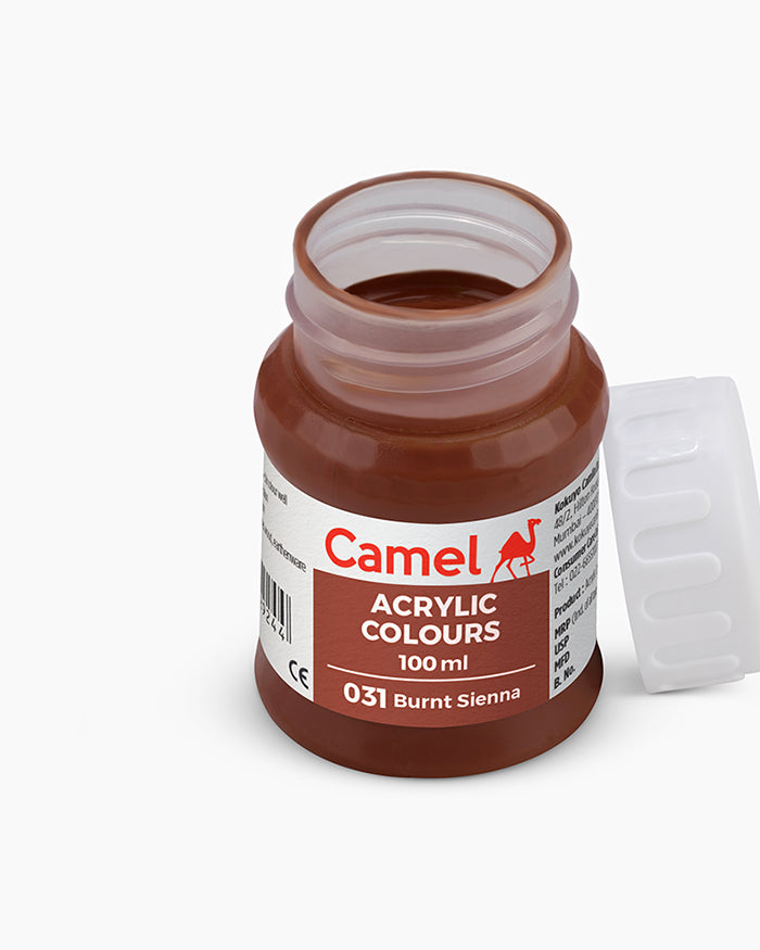 Camel Acrylic Colour 100ML Burnt Sienna 031