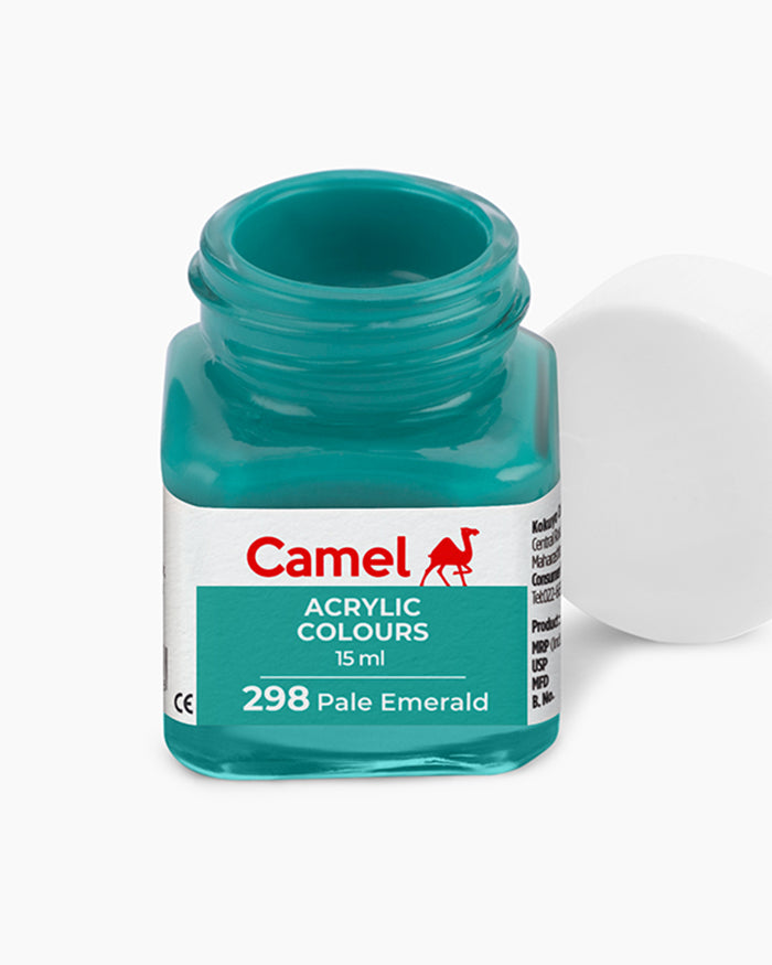 Camel Acrylic Colour 15ML Pale Emerald 298