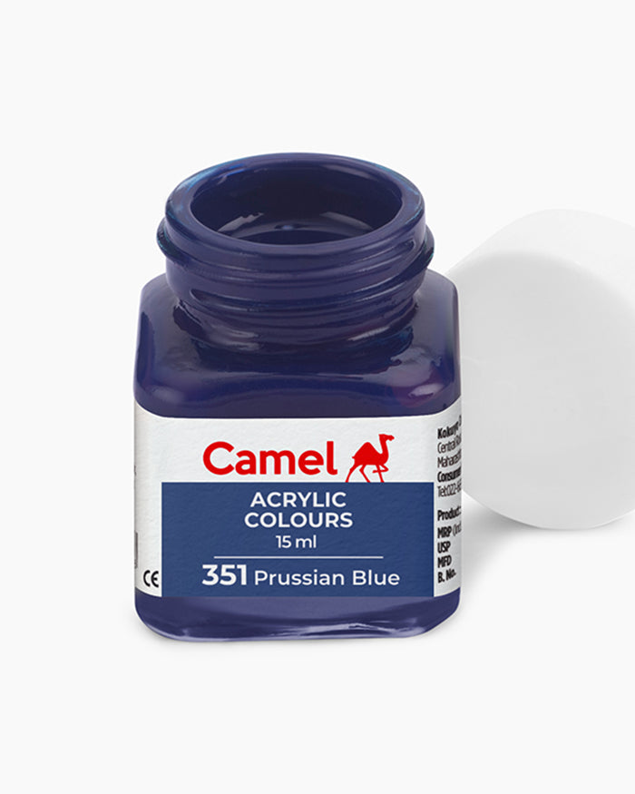 Camel Acrylic Colour 15ML Prussian Blue 351