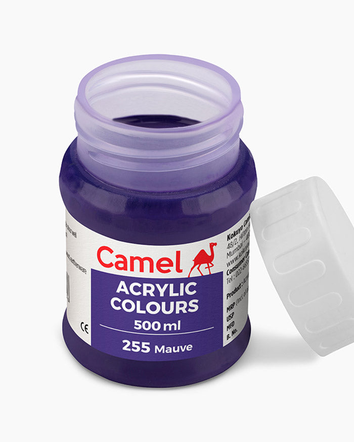 Camel Acrylic Colour 500ML Mauve 255