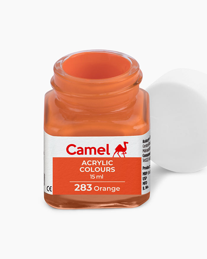 Camel Acrylic Colour 15ML Orange 283