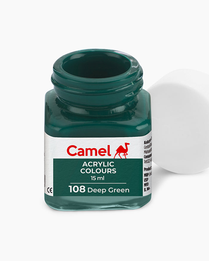 Camel Acrylic Colour 15 ML Deep Green 108