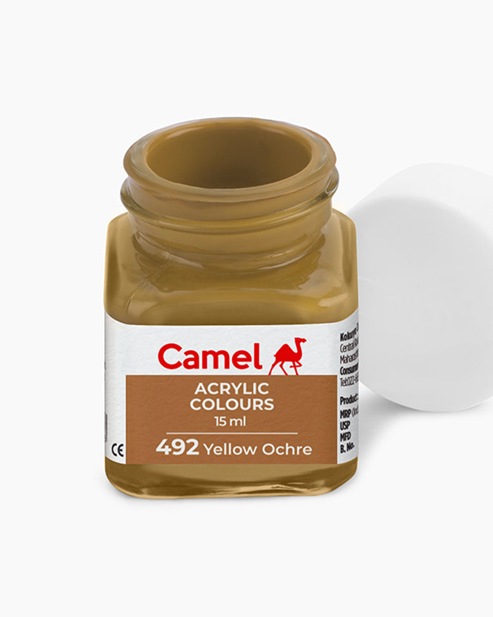 Camel Acrylic Colour 15ML Yellow Ochre 492