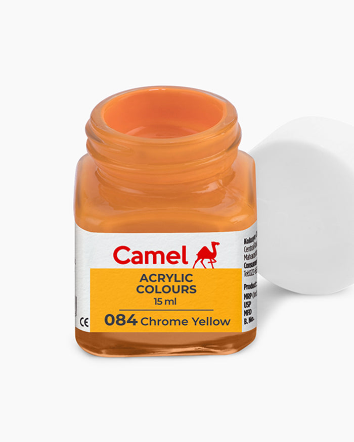 Camel Acrylic Colour 15ML Chrome Yellow