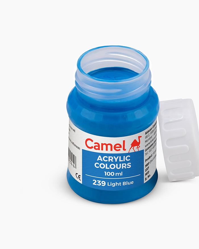 Camel Acrylic Colour 100ML Light Blue 239