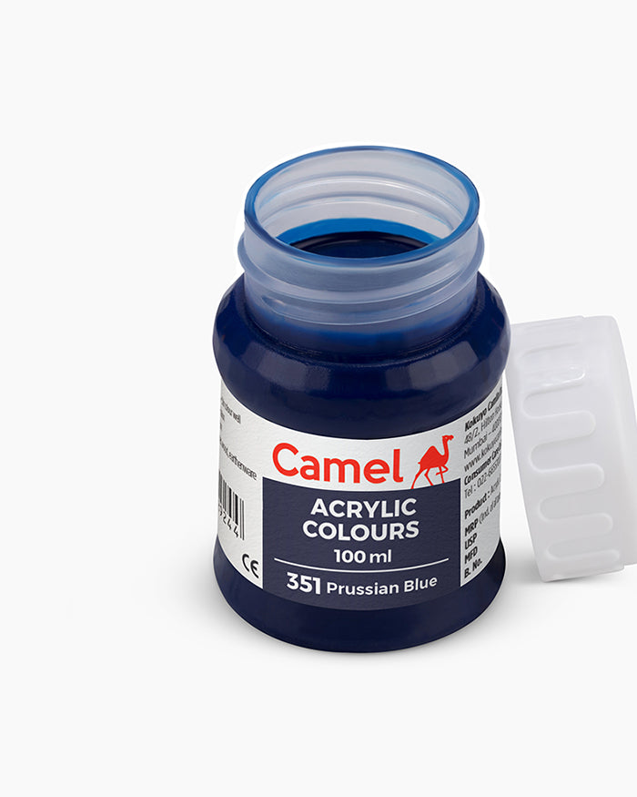 Camel Acrylic Colour 100ML Prussian Blue 351