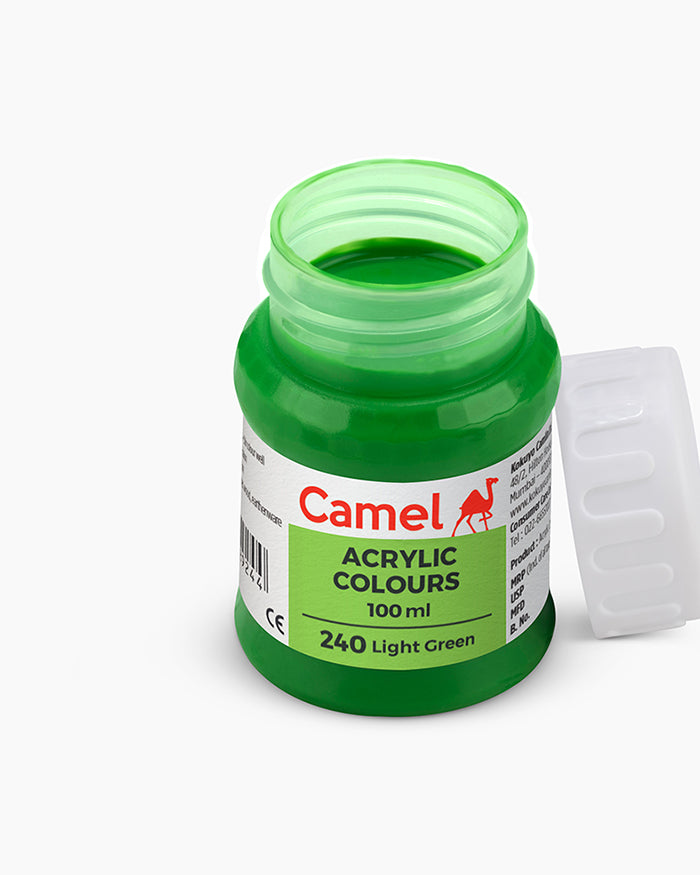 Camel Acrylic Colour 100ML Light Green 240