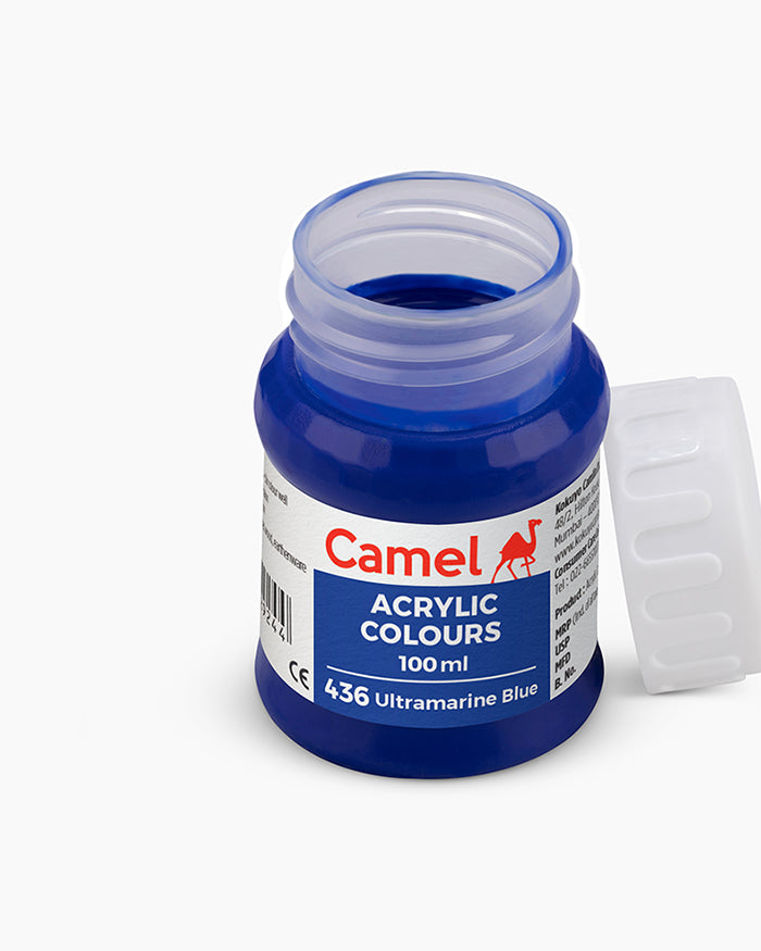 Camel Acrylic Colour 100ML Ultramarine Blue 436