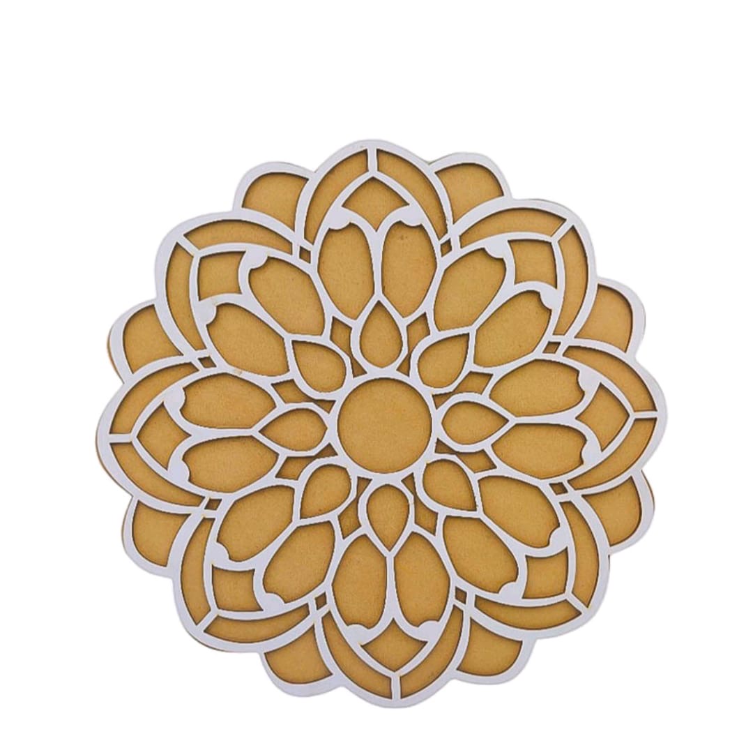 MDF Rangoli Cutout 12 Inch MR1112