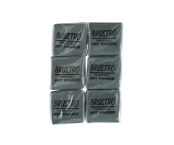 BRUSTRO Kneadable Art Eraser | Pack of 6 |