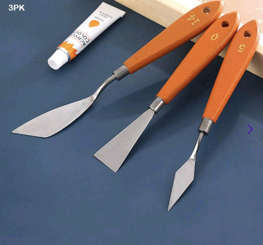 3 Pc Metal Painting Knife