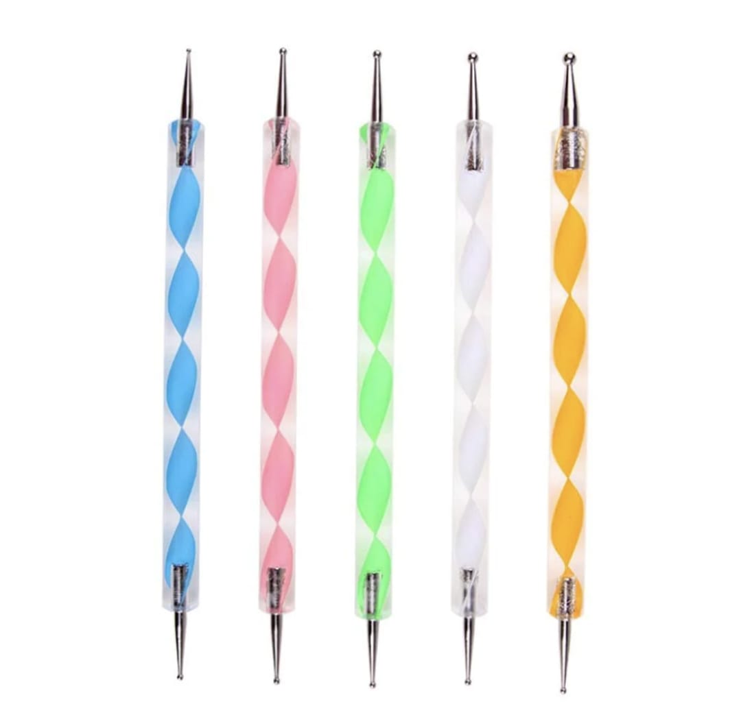 Dot Mandala Tool Acrylic Handle Set of 5