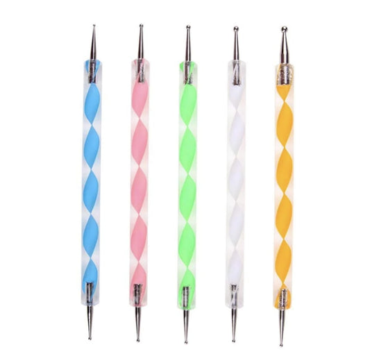 Dot Mandala Tool Acrylic Handle Set of 5