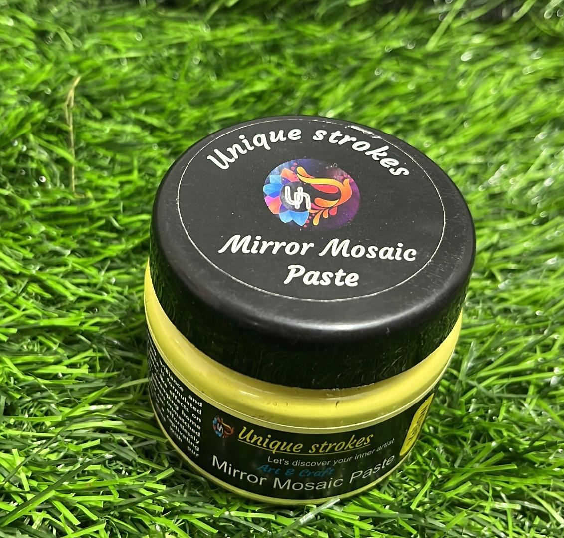 Unique Strokes Mirror Mosaic Paste Yellow 100g