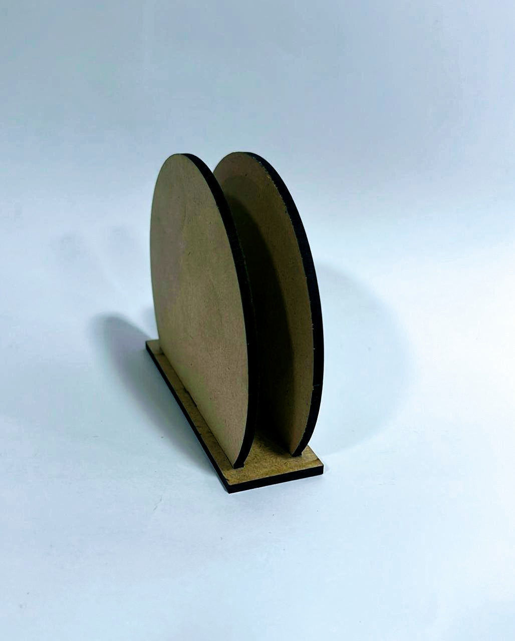 MDF Tissue Holder Half Circle 17cm*6.5cm