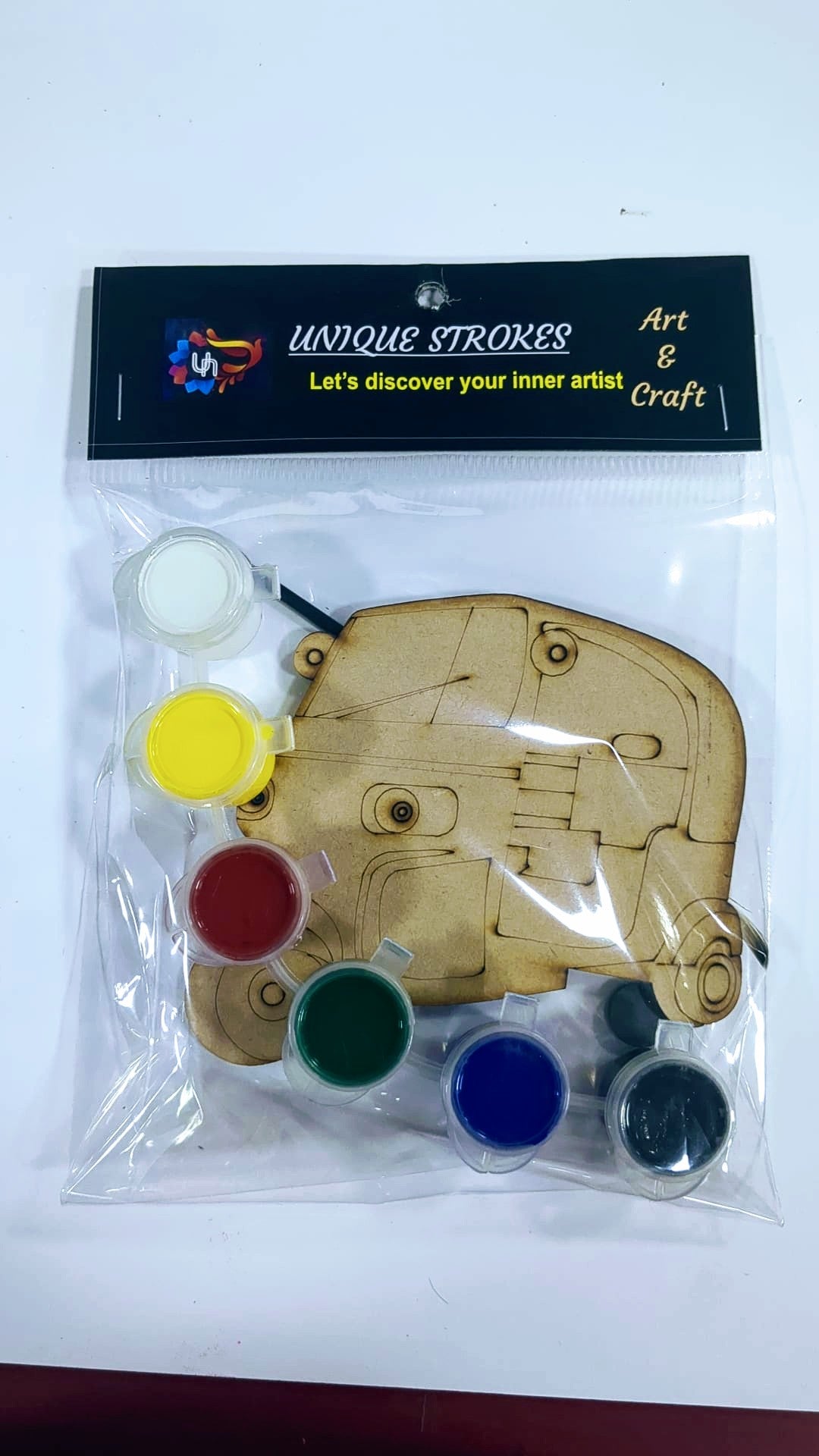 Unique Strokes DIY MDF Fridge Magnet Kit Auto